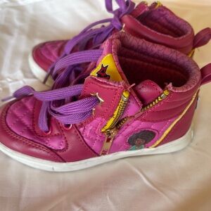 Karmas world pink hightop sneaker athletic shoe